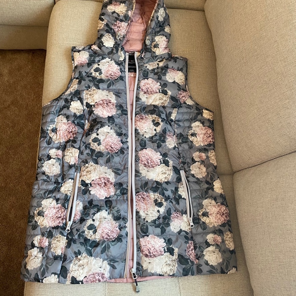 Floral Reversible Vest